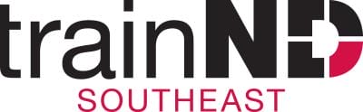 TrainND Southeast logo with bold black and red text and a stylized “ND” graphic.
