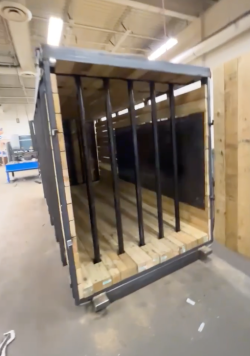 rhino crate in welding shop