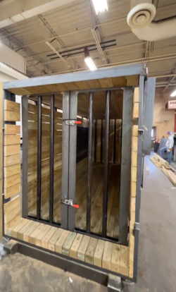 rhino crate in welding shop