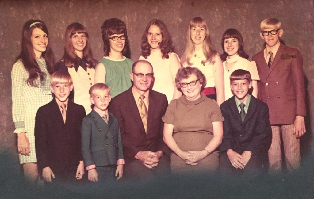 Louis & Bernice Keller with family